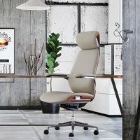 Chaise de bureau de direction en cuir synthétique au design moderne 2025, base chromée, hauteur réglable, prix compétitif, vente en gros