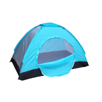 Tente de camping familiale pop-up à une chambre, 2-3 personnes, portable, automatique, imperméable, coupe-vent, tente de glamping pour le camping et la randonnée