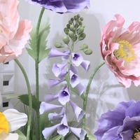 Groupe de coquelicots géants en mousse Eva pour mariage, fête, événement, arrangement de fleurs artificielles, décorations extérieures imperméables.