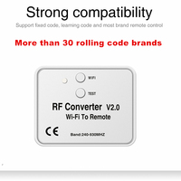 Convertisseur Wifi vers RF multi-fréquences 240 - 930 MHz, remplacement de plusieurs télécommandes par téléphone portable