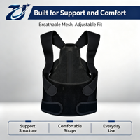 Correcteur de posture réglable, ceinture de soutien respirante en maille, redresseur d'épaules pour la maison, le bureau et les voyages