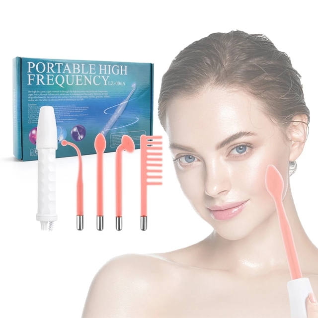 Skin Care Tools Handheld 4 in 1 Handheld High Frequency Facial Machine for Acne Treatment