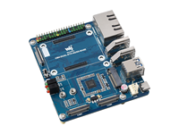 Module de calcul Raspberry Pi 4 carte de base IOT double Gigabit ETH 40PIN USB3.0 * 2 MIPI HDM | prise en charge du ventilateur CSI RTC 5/12V 5G/4G