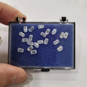 Diamantes Sueltos Cultivados en Laboratorio, Corte Esmeralda de 0.1ct~0.8ct, Grado D, Diamantes HPHT, Decoración de Joyería, Piedras Preciosas - Product Image 1