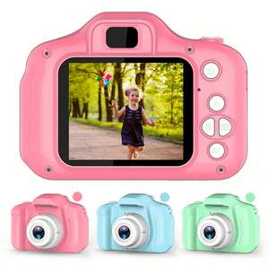 Mini appareil photo numérique pour enfants de 2 pouces avec double caméra, grand angle de 180 degrés, mémoire flash, prend des photos et des vidéos, jouet cadeau pour enfants - Product Image 3