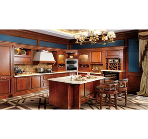 Tùy Chỉnh Tủ Bắc Mỹ Cherry Gỗ Tủ Bếp - Product Image 3