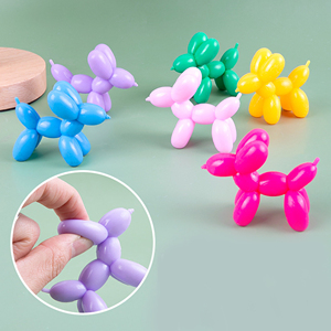 Hot Sale Novelty TPR Cartoon Animal Mini <b>Balloon</b> Dog Soft Slow Rebound Stretch Squeeze Stress Relief Squishy Toys for Kids - Product Image 1