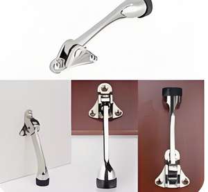 Fabricant <span class=keywords><strong>de</strong></span> gros Design moderne en acier inoxydable et alliage <span class=keywords><strong>de</strong></span> zinc Support <span class=keywords><strong>de</strong></span> <span class=keywords><strong>porte</strong></span> supérieure en fer à cheval <span class=keywords><strong>avec</strong></span> <span class=keywords><strong>blocage</strong></span> des pieds plus proche - Product Image 6