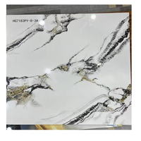 Carreau de Luxe Porcelanato Brillant Émaillé en Céramique 60x60 pour Sol Intérieur Maison Standard Blanc Effet Marbre Fournisseur de Carreaux en Porcelaine