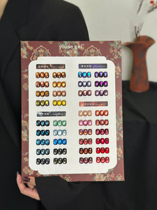 Set di Gel per Unghie Youse 36 Colori Mengjing Island Cat Eye, Perline di Vetro, Polvere Fine, Colla Speciale per Nail Art - Product Image 4