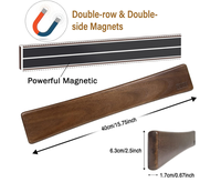 Bandes de couteaux magnétiques, porte-couteaux magnétique pour mur, bandes magnétiques pour couteaux, porte-couteaux pour organisateur d'ustensiles de cuisine