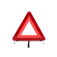 Bande trépied d'avertissement de sécurité de dysfonctionnement d'urgence de voiture extérieure Portable pliable debout rouge panneau de signalisation Triangle réflecteur de voiture