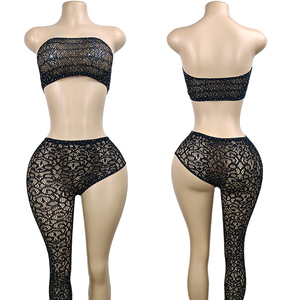 Tenue de pole dance pour adulte, vêtements de performance de danse de salon, tenue de pole dance exotique en résille, vêtements de danse exotiques - Product Image 5
