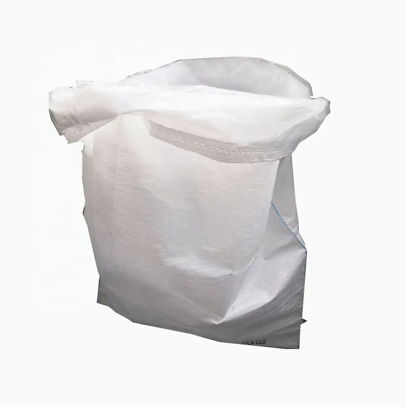 55x95 tejida de polipropileno bolsa de embalaje de azúcar 50 kg con HDPE o LDPE interior bolsa rafia de tejido PP bolsas