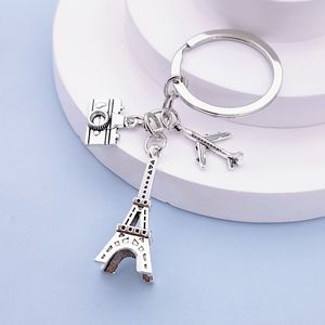 Tour française <span class=keywords><strong>porte</strong></span>-clés alliage avec perceuse brillant clé Souvenirs français Paris Tour <span class=keywords><strong>porte</strong></span>-clés cadeau sac pendentif accessoires support - Product Image 5