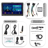 9 pouces Universal Auto android display sans fil multimédia CarPlay Navigation Car Radio lecteur DVD
