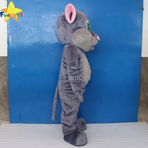 <span class=keywords><strong>Disfraz</strong></span> de Mascota de Gato Gris Funtoys CE, <span class=keywords><strong>Disfraz</strong></span> de Personaje de Dibujos Animados, Mascota de Adulto con Nariz Rosa y Palmas para <span class=keywords><strong>Halloween</strong></span> - Product Image 5