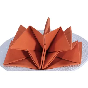 Pre-folded Napkin Colored Serviettes For Wedding Party