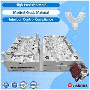 ISO13485 fabricante de moldes de inyección de plástico conector médico tapón de inyección cavidad múltiple PP Material de grado médico - Product Image 1
