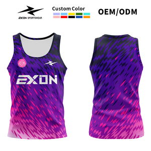 EXON Professioneel Lichtgewicht Atletiekshirt met Sneldrogende Functie voor Atletiekwedstrijden, Sprints en Competities - Product Image 1