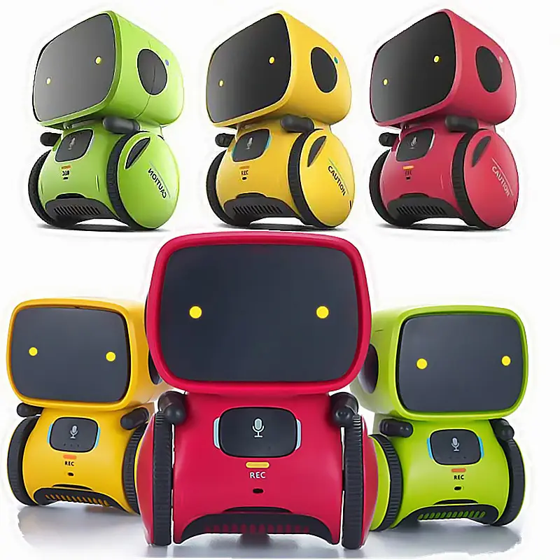 OEM Bernyanyi Menari Berulang Pengenalan Suara Robot Pintar Anak-anak Mainan Layar Sentuh Multifungsi Diaktifkan Suara Robot Cerdas