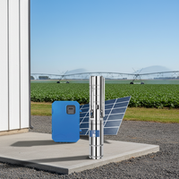 Pompe solaire submersible pour puits profond de 5,5 CV, 4 pouces, 360 m, 530 V, ensemble de pompe à eau solaire
