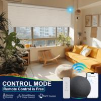 Persianas Enrollables Inalámbricas Inteligentes con Control Remoto, Duraderas y de Larga Duración, Controladas por WiFi para Oficina