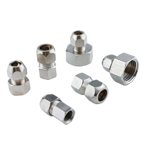 Raccord à filetage interne en cuivre nickelé, connecteur pneumatique à filetage G, adaptateur de tuyau droit 6 8 10 12 mm - Product Image 3