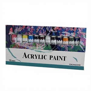 Juego de 12 Herramientas <span class=keywords><strong>para</strong></span> Cerámica con Dos Pinceles, 1000g de <span class=keywords><strong>Arcilla</strong></span> de Secado al Aire y 12 Colores de <span class=keywords><strong>Pintura</strong></span> Acrílica - Product Image 3