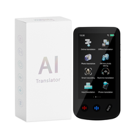 Nouvel appareil de traduction en temps réel intelligent 2025 avec IA, SIM, DeepSeek, ChatGPT, 160 langues, écran tactile IPS Android et affichage couleur 4G