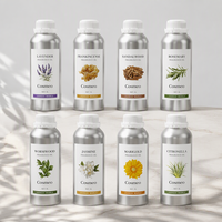 Huiles parfumées en vrac 1L, hautement concentrées, multiples senteurs : lavande, jasmin, bois de santal pour la fabrication de bougies et de savons, vente en gros