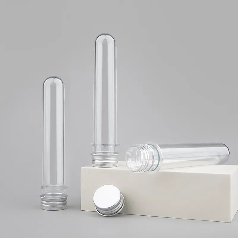 Medical disposable products transparent plastic test tube for Laboratory pet material