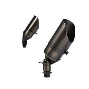 Éclairage paysager, spots de jardin, IP65, étanches, AC 12V, ampoules halogènes, extérieur, finition bronze antique RAL-8105 - Product Image 4