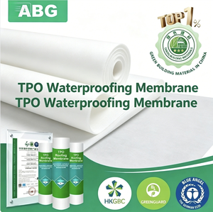 Membrane de toiture TPO autocollante à peler et coller, sans soudure à chaud, facile à poser pour la rénovation de toitures anciennes - Product Image 1