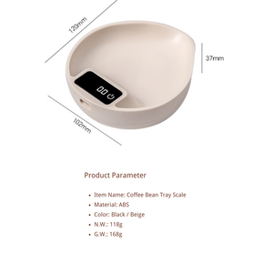 Balance à café 3A avec coque ABS, design moderne, modes expresso écologiques, précision de 1g, plage de 3kg, affichage numérique, mode automatique/manuel - Product Image 2