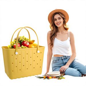 Grand sac de plage en EVA imperméable et durable, sac de plage unisexe en EVA, sac de plage en EVA avec trous - Product Image 1