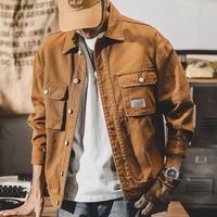 Blouson Bomber Homme Slim Style Américain ODM avec Logo Crocheté sur le Devant, Rembourrage Coton, Thermocollage Sans Couture, Détection par Aiguille