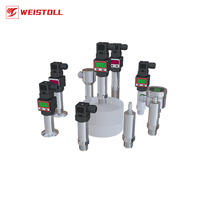 Transmetteur de capteur de pression Weistoll 4-20mA Affichage numérique LCD LED Protection IP65 Précision 0,15% 12-30VDC Personnalisable ODM OEM