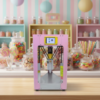 Impresora 3D Mini Inteligente y Segura para Hacer Dulces, de Grado Alimenticio, Portátil, para Recuerdos de Boda, Parques de Diversiones, Educación, Fiestas, Pequeños Negocios