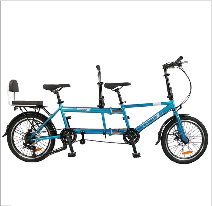 二人乗り折り畳みタンデム自転車 タンデム自転車 Duo 折りたたみ 折り畳み クラウドファン