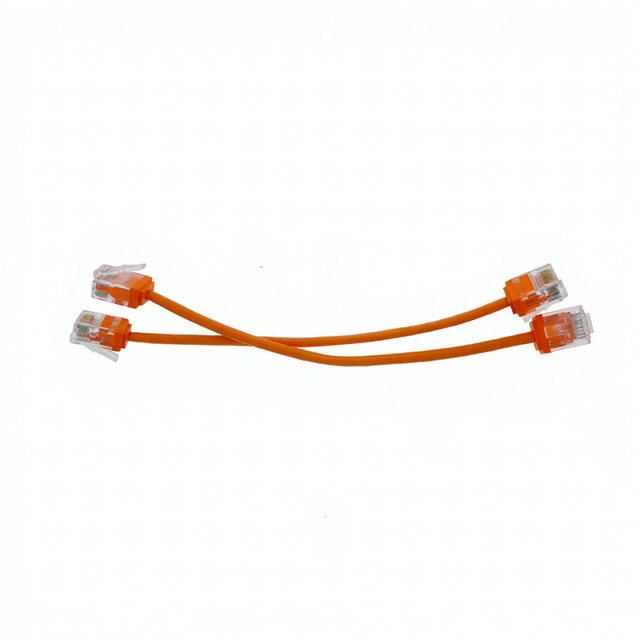 Best Flexible Slim UTP Cat6 28awg Orange Ethernet Network Patch Cord Cable Communication Cables