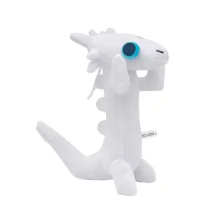 Беззубый танцующий мем дракон игрушка набитый мультяшный черно-белый дракон плюшевая игрушка