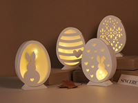 Lapin de Pâques Oeuf Lampe Ciment Brique Silicone Moule Diy Cristal Gypse Ciment Moule