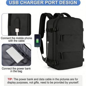Fujian Multifunctional Custom Large Capacity Usb Charging Black <b>Backpack</b> Travel Storage Bag Durable Business <b>Computer</b> <b>Backpack</b> - Product Image 5