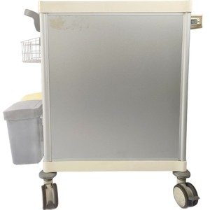 Carrito de entrega de medicamentos Kang Jun de 650x480x900 mm con cajón abatible para uso hospitalario - Product Image 4