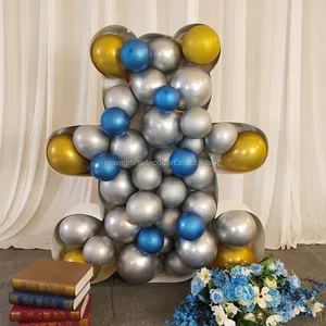 Oyuncak ayı gelen balonlar mozaik gelin duş Decor4ft, 5ft, DIY dekor düğün doğum günü dekorasyon