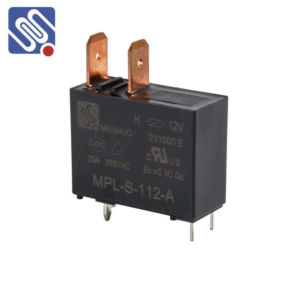 Meishuo MPL-H Mini Power Relay 1A High-Performance Relay 24VDC 20 Amp High Power for Protective PCB Electronic Components