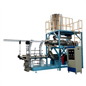 Machine d'extrusion d'aliments humides 300-500 kg/h, ligne de production de granulés d'aliments pour poissons et crevettes aquatiques avec système de conditionnement à la vapeur - Product Image 1