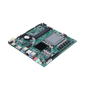Venta al por mayor Intel I3 I5 I7 12th 13th 14th placa base de computadora de escritorio compatible con WIFI BT placa base de Control Industrial de tipo M-ATX - Product Image 1