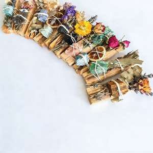 Incienso Aromático de Lavanda y Rosa, Varillas de Incienso de Madera Natural con Cristales, Palo Santo, Set de Regalo Festivo, Regalos para Damas de Honor, Decoración del Hogar - Product Image 2